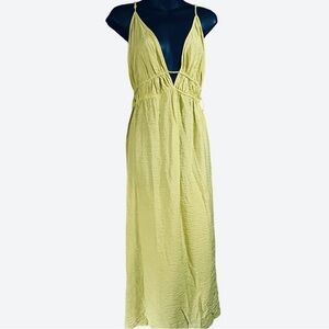 H&M | Dresses | Hm Cream Textured Maxi Dress | Poshmark